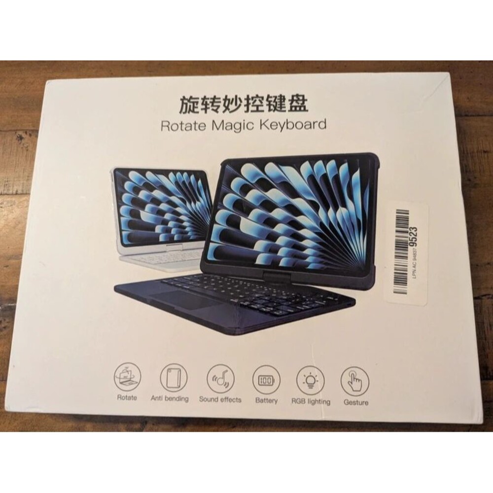 Rotate Magic Keyboard Case - iPad Pro 11 (M4) 360 Swivel Trackpad Bluetooth